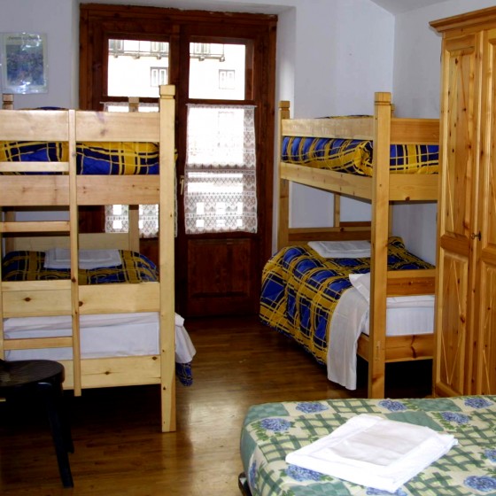 Chalet della Luna bedroom