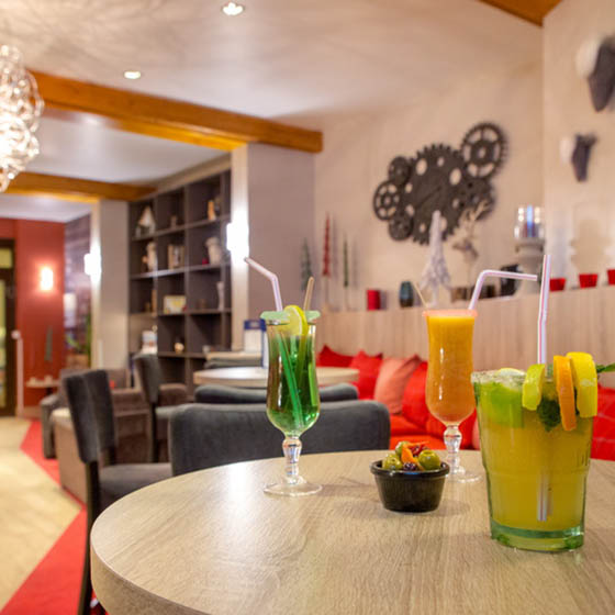 Bar area at the Sowells Hotels Le Parc & Spa Briancon