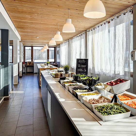 Buffet at the Mileade in La Plagne, France