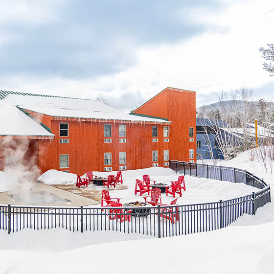 The Snow Cap Inn in Sunday River, East Coast USA